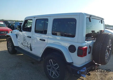 2024 Jeep Wrangler 4-Door Sahara 4X4 from USA, damaged, VIN 1C4PJXEG3RW280002